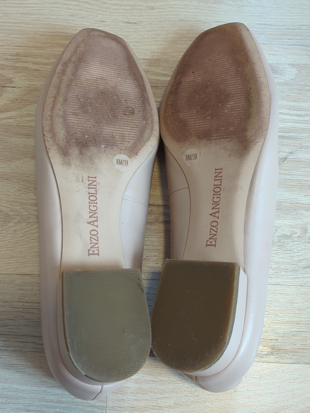 Enzo Angiolini Beige Flats 8 - Picture 4 of 4